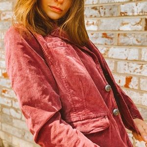 Free People Mulberry Corduroy Blazer